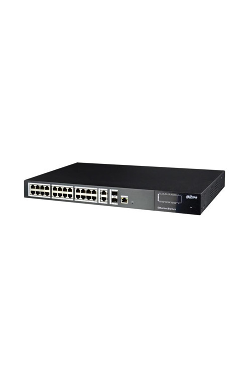 Dahua 24 Kanal 2 Katmanlı Yönetilebilir Switch ( 24Fe + 2Ge Sfp + 2Ge )