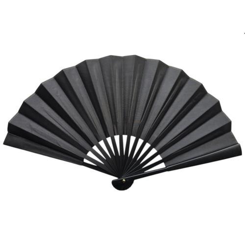 Plastik Kumaş Yelpaze 12 li Siyah