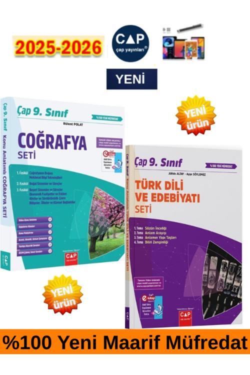 9.Sınıf T.Dili Edebiyatı-Coğrafya %100 Yeni Müfredat Fasikül Konu Anlatımlı Fasikül+Tablet Kalemi