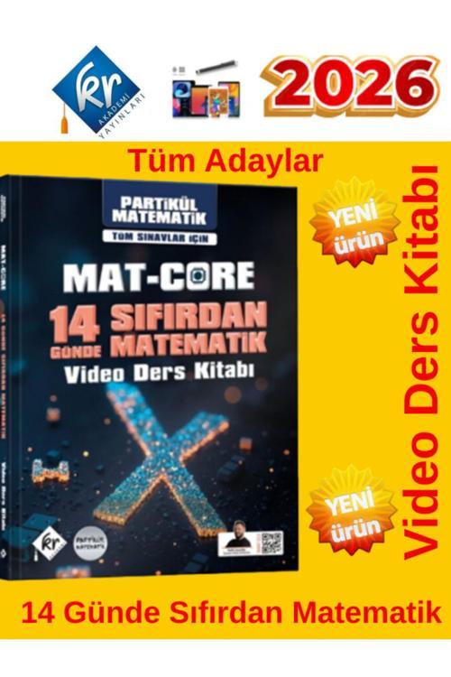 Partikül Matematik Mat Core 14 Günde Sıfırdan Matematik Video Ders Kitabı Kr Akademi+And. Kalem