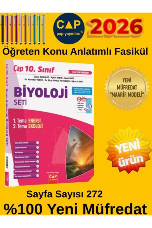 2026 10.Sınıf Biyoloji %100 Yeni Maarif Müfredat Konu Anlatımlı Fasikül Seti + Android Kalem