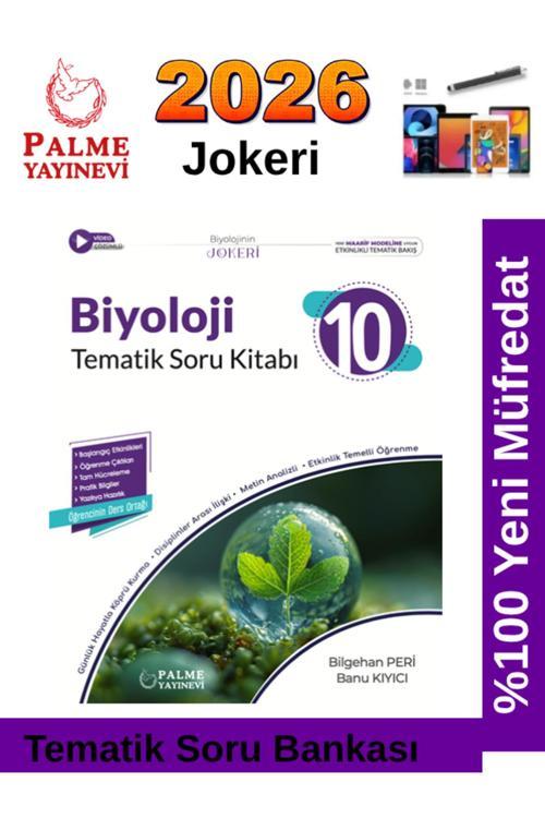 2026 10.Sınıf Biyoloji Jokeri Tematik %100 Yeni Müfredat Soru Bankası+Android Kalem