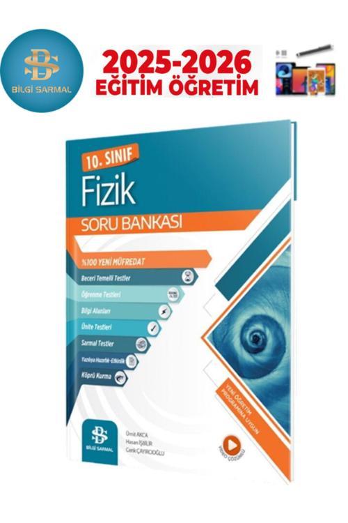 Bilgi Sarmal 2025-2026 10.Sınıf Fizik Video Çözümlü Soru Bankası+Android Kalem
