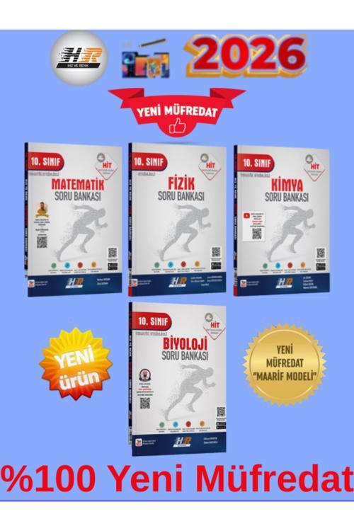 Hız Ve Renk Hit Mat.-Fizik-Kimya-Biyoloji %100 Yeni Maarif Müfredat Soru Bankası+Kalem(Yeni Ürün)