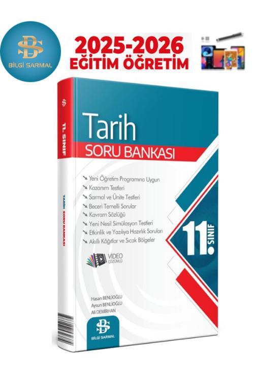Bilgi Sarmal 2025-2026 11.Sınıf Tarih Video Çözümlü Soru Bankası+Android Kalem