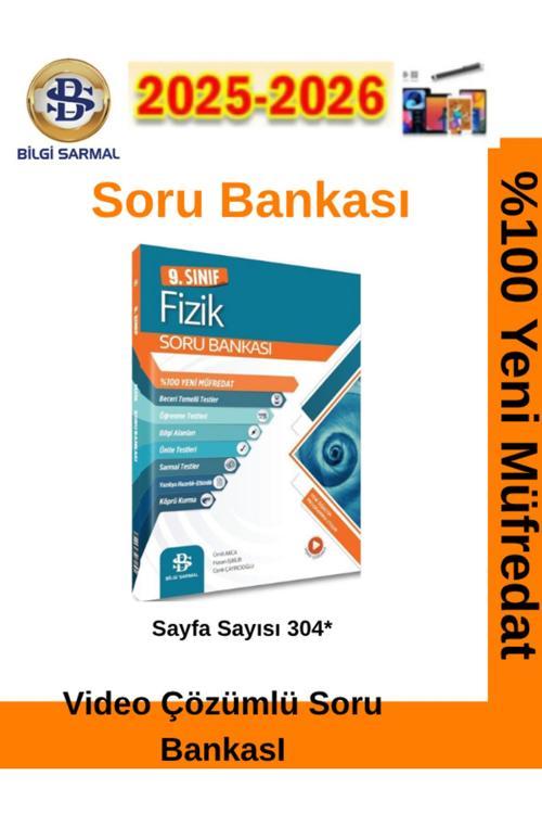 Bilgi Sarmal 2025-2026 Müfredat 9.Sınıf Fizik %100 Yeni Soru Bankası