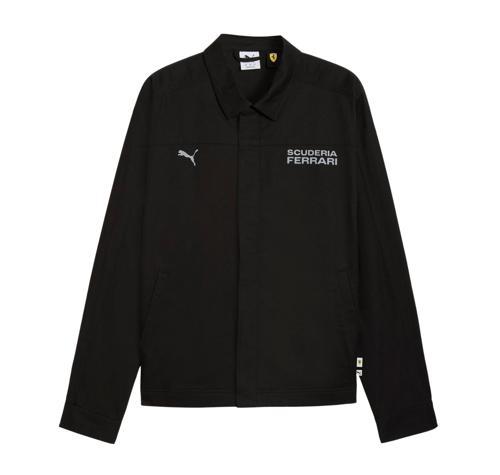 632749-01 Puma Ferrari Lifestyle Jacket Erkek Ceket Siyah
