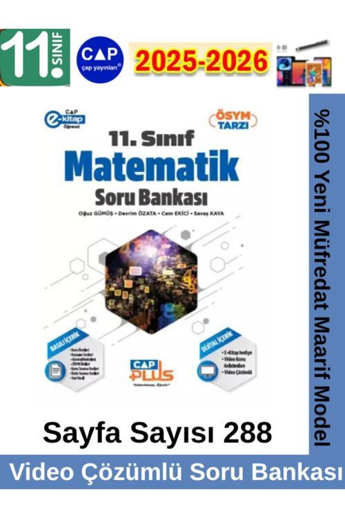 11.Sınıf 2025-2026 Matematik Video Çözümlü Marif Müfredat Soru Bankası Seti+Kalem