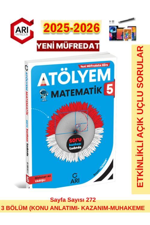 Arı 5.Sınıf 2025-2026 Müfredat Atölyem Matemito Serisi Matematik Soru Bankası+Dokunmatik Kalem