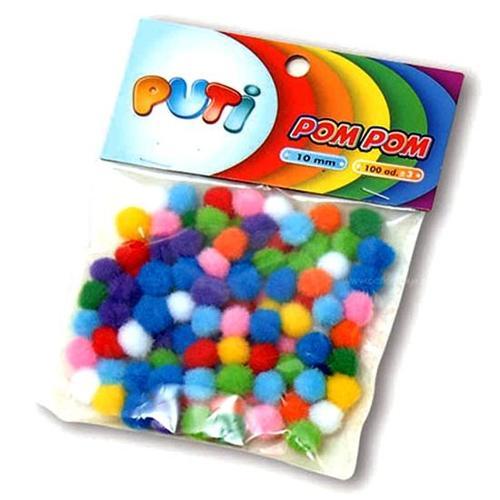 Puti Pon Pon 10Mm 100Lü - 4 paket