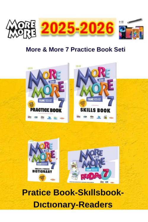 More & More 2025-2026 7.Sınıf 7 Practice Book Seti+Android Kalem