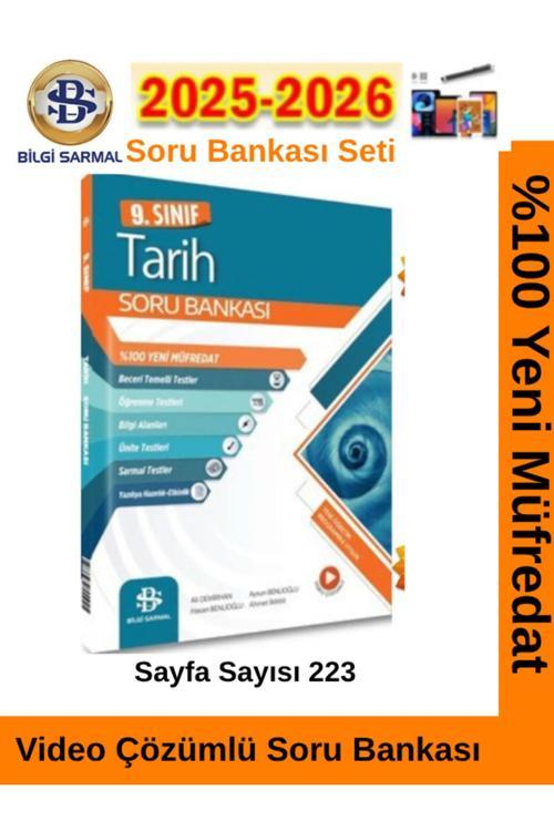 Bilgi Sarmal 2025-2026 Müfredat 9.Sınıf Tarih %100 Yeni Soru Bankası