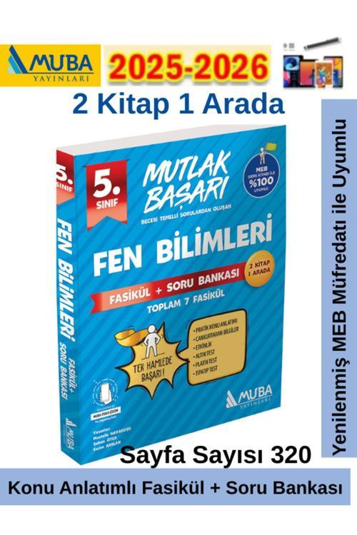 Muba Yayınları Mutlak Başarı 5.Sınıf Fen Konu Anlatımlı Fasikül+Soru Bankası Seti+Android Kalem
