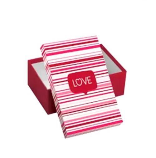 Hediyelik Kutu Renkli Love 12X18
