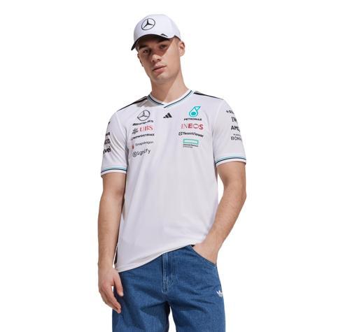 JX5795-E adidas Mercedes - Amg Petronas Formula One Team Erkek T-Shirt Beyaz