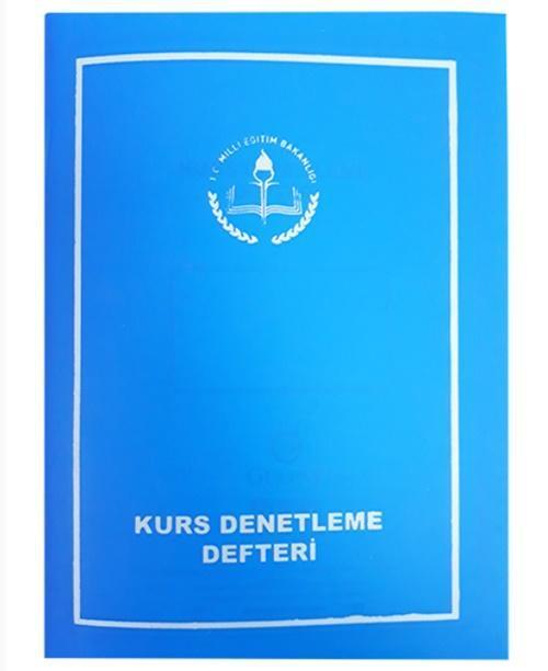 Kurs Denetleme Defteri Plastik Kapak 20X28 - 2 adet