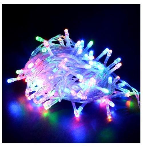 Yılbaşı Karnaval Ampül Led Renkli Işık 8Mt