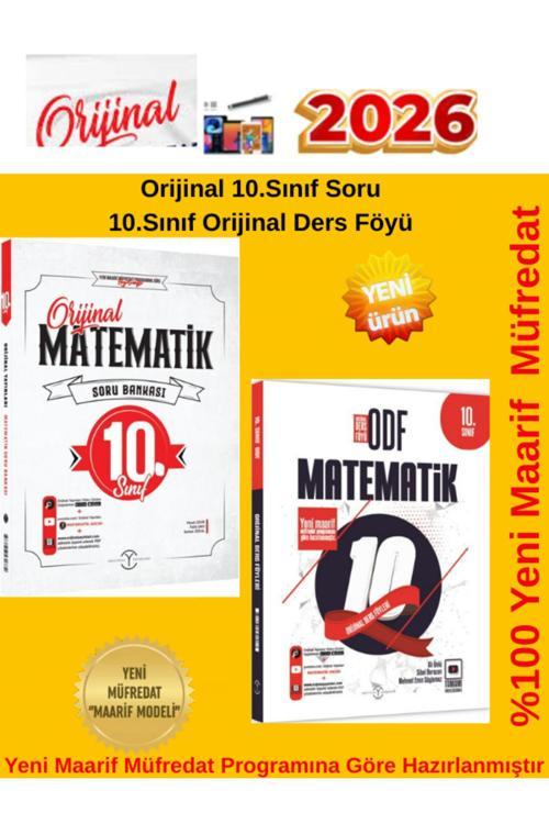 2026 10.Sınıf Orijinal Matematik Soru Bankası-10.Sınıf Orijinal Ders Föy Seti(Odf)Konu+Kalem