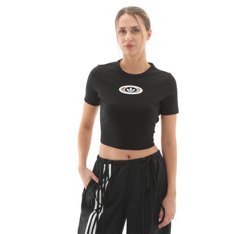 KC8804-K adidas Cut Out Rıb Tee Kadın T-Shirt Siyah