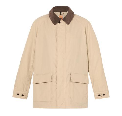 B0A44GBY941-R Timberland Waterproof Barn Coat Erkek Ceket Krem