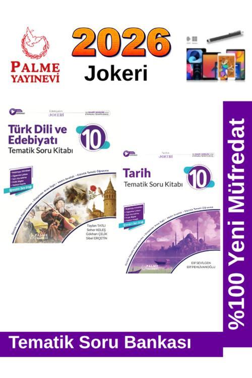 2026 10.Sınıf Türk Dil Edb.-Tarih %100 Yeni Müfredat Tematik Soru Bankası+Android Kalem
