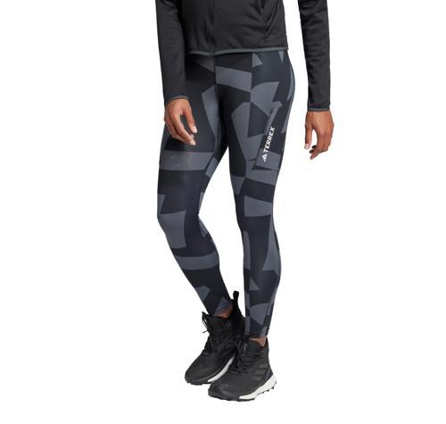JF1270-K adidas W Mt Tıghts Aop Kadın Tayt Siyah