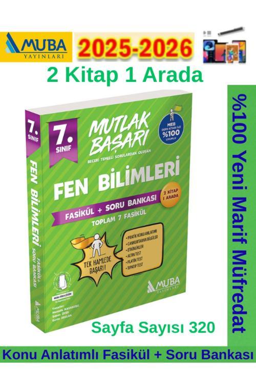 Muba Yayınları Mutlak Başarı 7.Sınıf Fen Konu Anlatımlı Fasikül+Soru Bankası Seti+Android Kalem