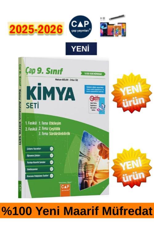 2025-2026 9.Sınıf Kimya %100 Yeni Müfredat Fasikül Konu Anlatımlı Etkinlikli Soru Bankası+ Kalem