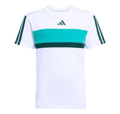 JX0192-C adidas J 3S Tıb T &Ccedil;ocuk T-Shirt Beyaz