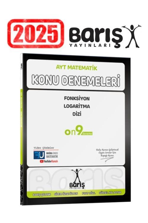 Barış Yayınları Ayt Matematik Fonksiyon Logaritma Dizi Konu Denemeleri
