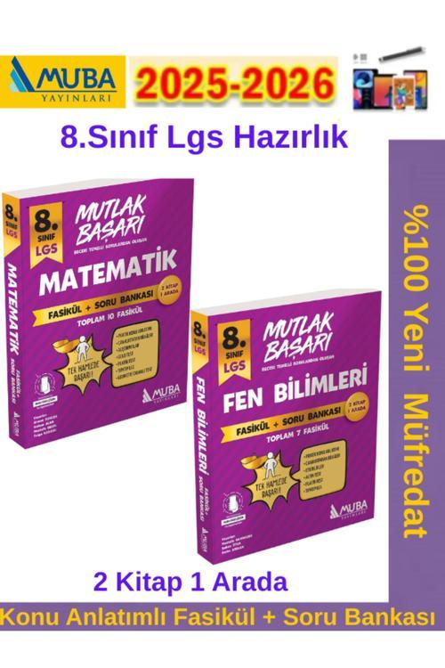 Muba Yayınları Mutlak Başarı 8.Sınıf Matematik-Fen Fasikül+Soru Bankası Seti+Android Kalem