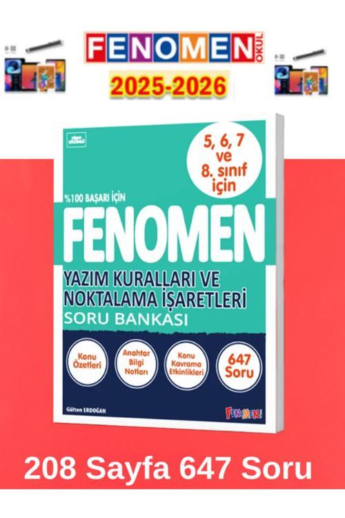 2025-2026 7.Sınıf Yazım Kuralları Ve Noktalama İşaretleri(647 Soru)+Android Kalem