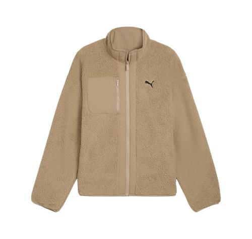 688371-55 Puma Reversible Sherpa Jacket Erkek Ceket Kahve
