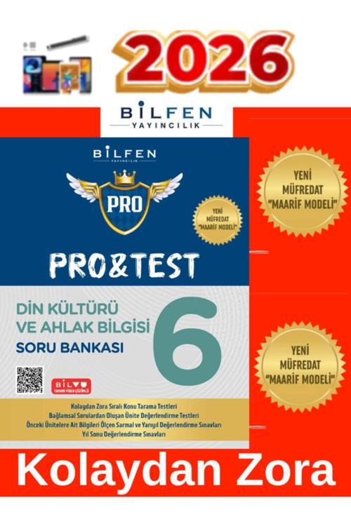 2026 6.Sınıf Protest Din Kültürü %100 Yeni Maarif Müfredat Soru Bankası+Tablet Kalemi