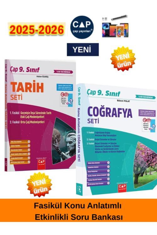 2025-2026 9.Sınıf Tarih-Coğrafya %100 Yeni Müfredat Konu Anlatımlı Fasikül(2Kitap)+Kalem