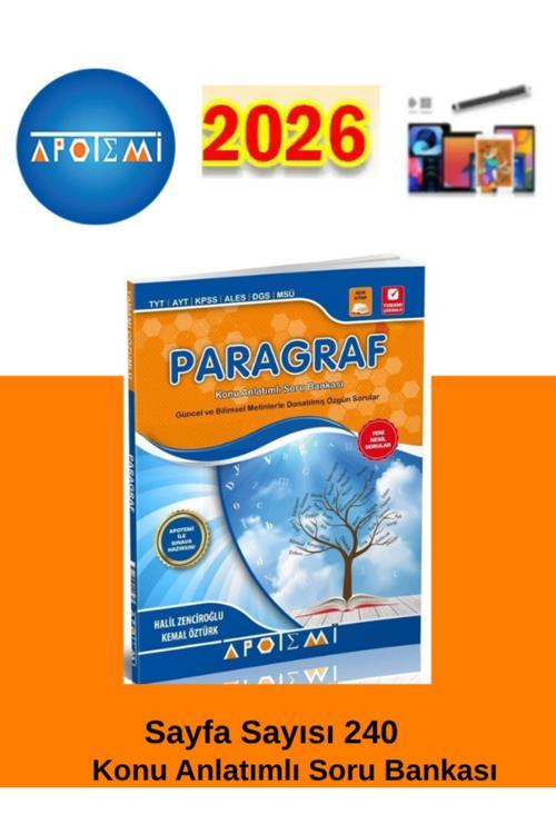 25-26 Apotemi Paragraf Konu Anlatımlı Soru Bankası+Android Kalem