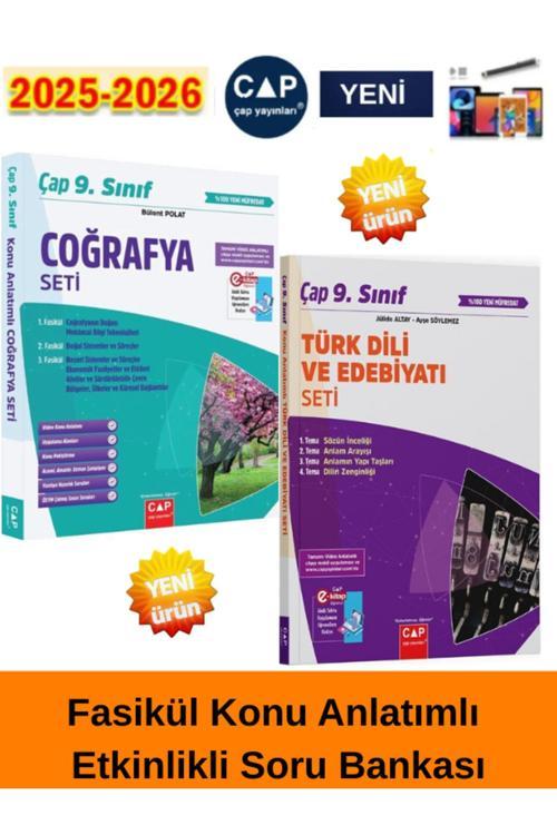 9.Sınıf (Türk Dili Edebiyatı-Coğrafya) Fasikül Konu Anlatımlı Etkinlikli Soru Bankası+Tablet Kalemi