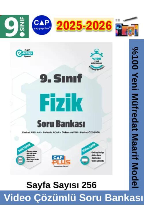 9.Sınıf 2025-2026 Fizik Video Çözümlü Marif Müfredat Soru Bankası Seti+Kalem