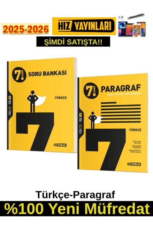 Hız 2026 7.Sınıf Türkçe-Paragraf %100 Yeni Marif Müfredat Soru Bankası+Android Kalem