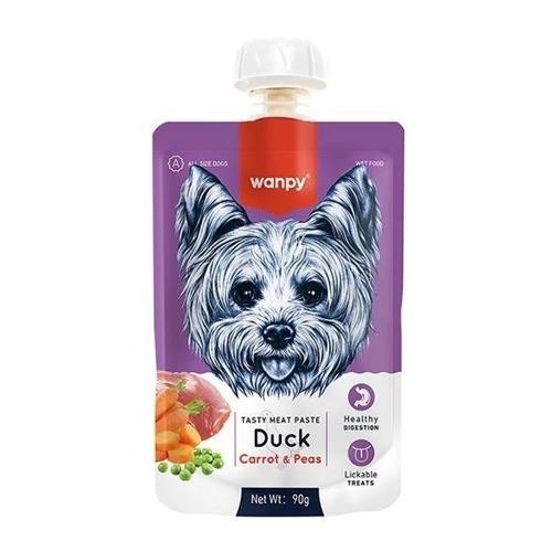 Wanpy Taze Ördekli ve Havuçlu Et Ezmesi Doğal Köpek Ödülü 90 Gr