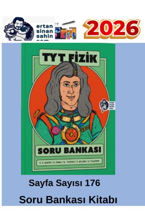 Ertan Sinan Şahin Yayınları 2025-2026 Müfredat Tyt Fizik Soru Bankası Kitabı+Tablet Kalemi