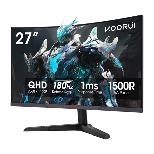 1ms 180Hz 27" 2560x1440 QHD Curved Gaming Monitör 27E6QCA