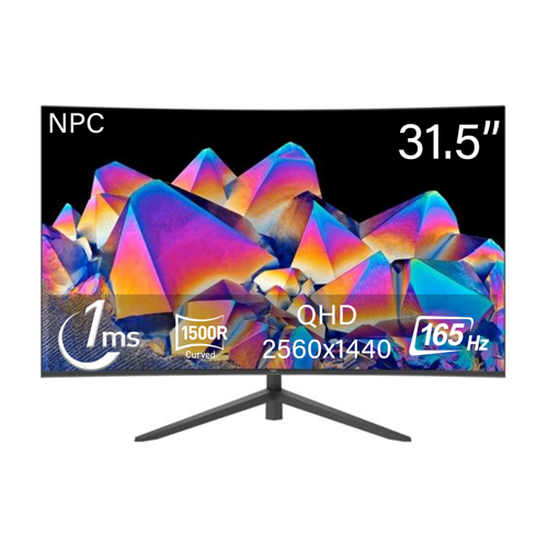 1ms 165Hz 31.5" 2560x1440 QHD Curved Gaming Monitör MZ320K-V