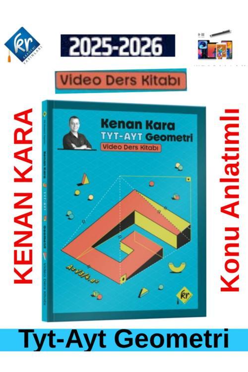 Kenan Kara 2026 Tyt-Ayt Geometri Video Ders Kitabı(Yeni Ürün)Kr Akademi+ Kalem
