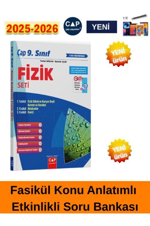 9.Sınıf Fizik %100 Yeni Müfredat Fasikül Konu Anlatımlı Etkinlikli Soru Bankası+Tablet Kalemi