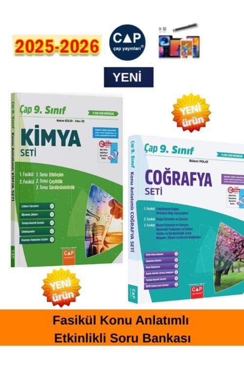 9.Sınıf Kimya-Coğrafya %100 Yeni Müfredat Fasikül Konu Anlatımlı Fasikül+Tablet Kalemi