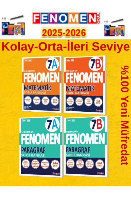 7.Sınıf Matematik-Paragraf Ab Video Çözümlü Soru Bankası+Android Kalem