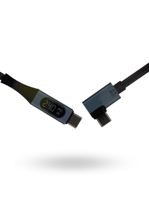 Büro Ev Ofis Cihazları için 1MT 240W 40GB 8K 60HZ Usb4 T Led Kablo