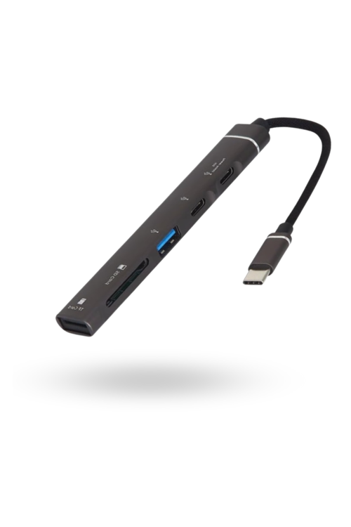 Büro Ev Ofis Cihazları için UsbC-5HUB Model Connector
