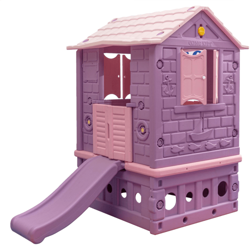 Ev İki Kapılı Kaydıraklı Pembe